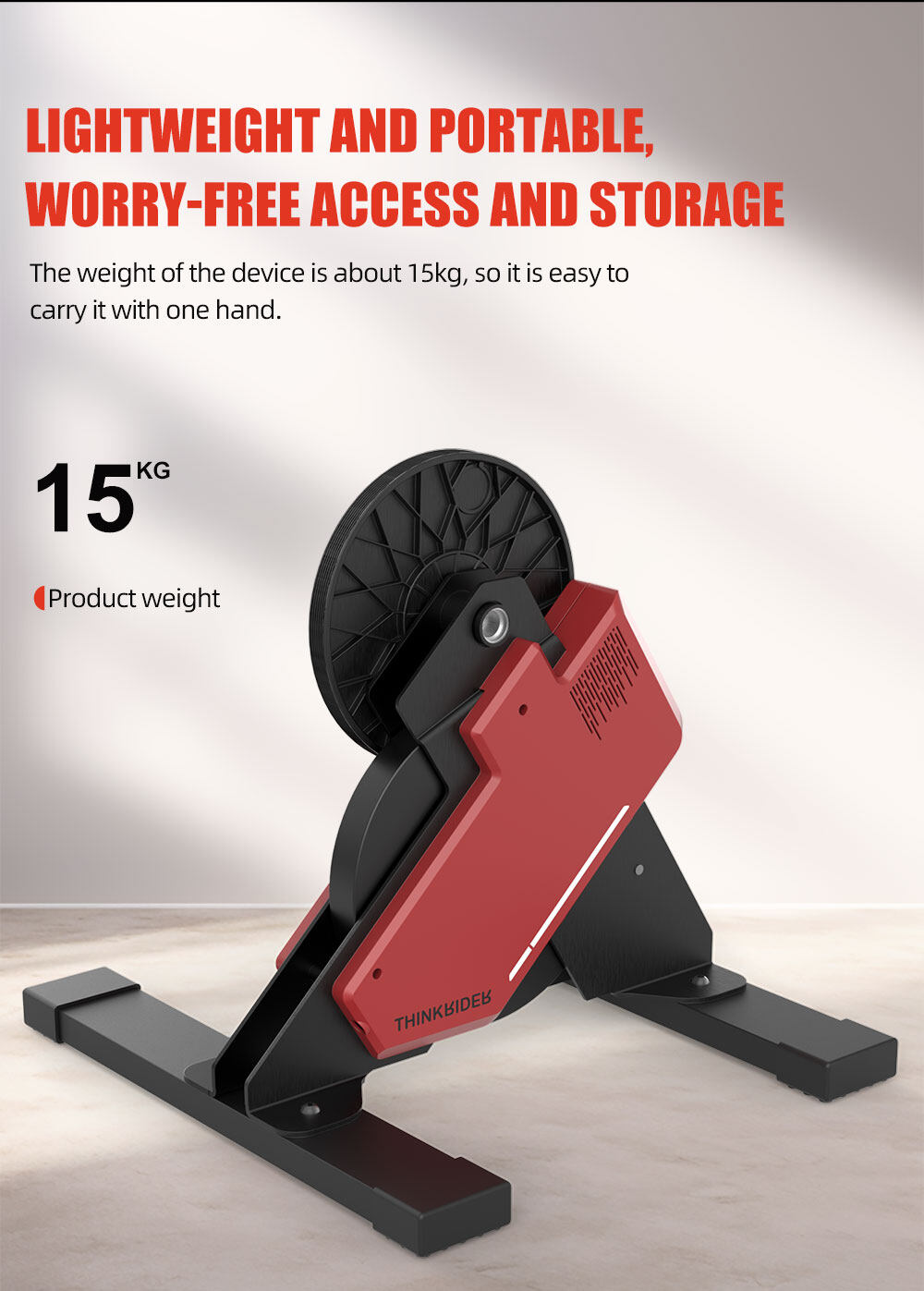Official Warranty】ThinkRider X2-2 Smart Bike Trainer MTB Road