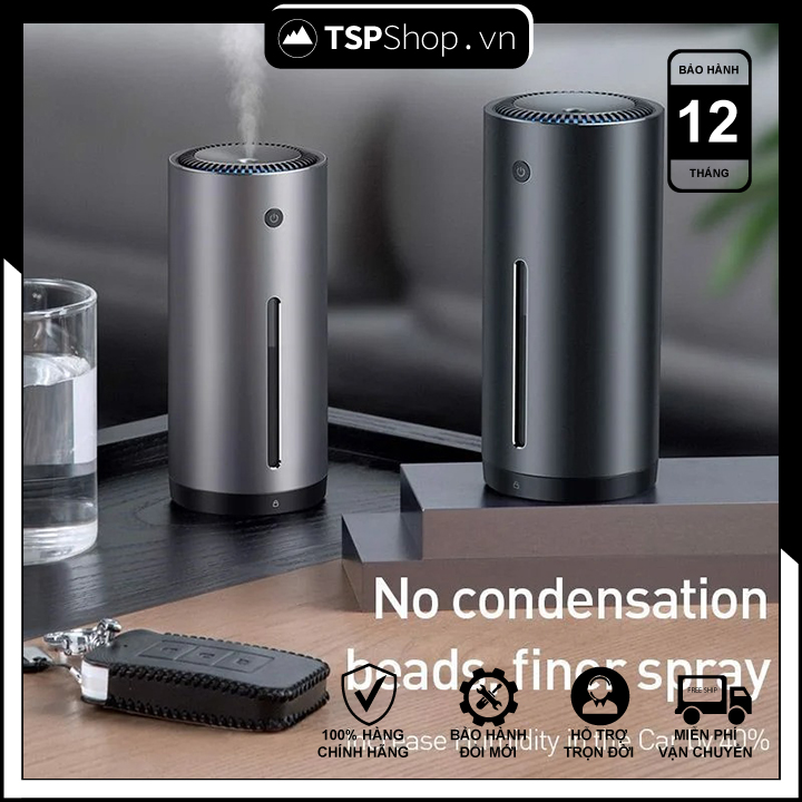 Máy phun sương tạo ẩm chuyên dùng cho xe hơi Baseus Moisturizing Car Humidifier