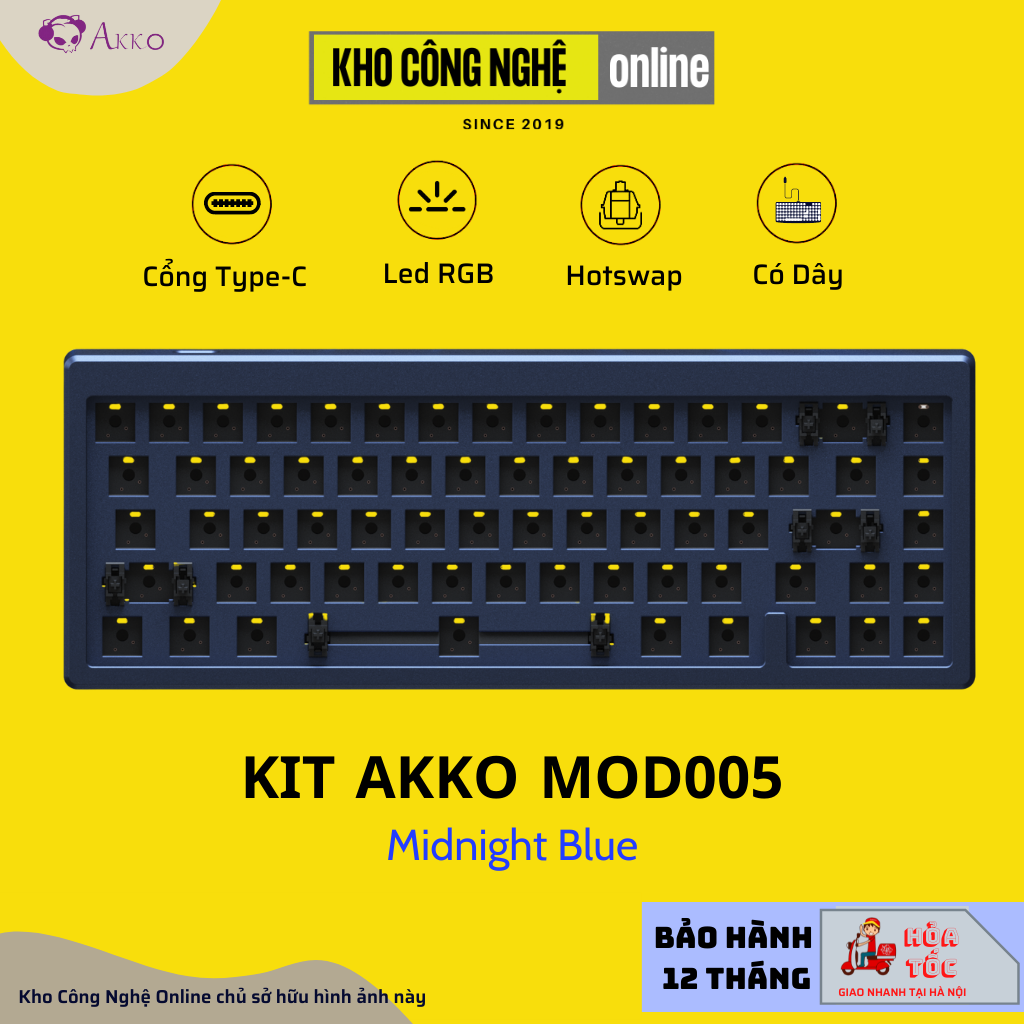 Kit bàn phím cơ akko designer studio mod005 - hàng chính hãng