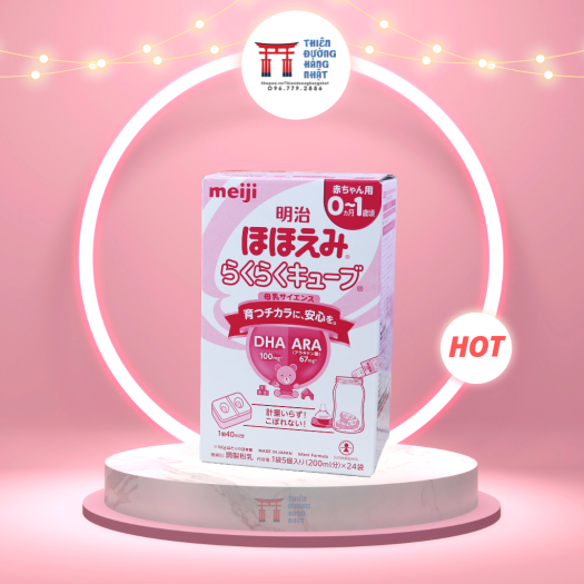 Sữa Meiji Thanh, Sữa Công Thức Pha Sẵn Cho Bé Nhật BảN 24 Thanh 648G
