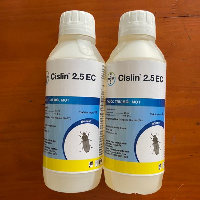 Thuốc Diệt Mối & Mọt Cislin 2.5EC ⚜️FREESHIP⚜️ chai 1lit Diệt Mọt Gỗ Hiệu Qủa Xuất Xứ Từ Đức