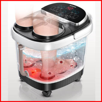 Bồn ngâm massage chân AUX, tích hợp con lặn tự động kèm tia hồng ngoại diệt khuẩn, chế độ sục làm ấm chân, giảm căn thẳng mệt mỏi, Máy massage chân AUX, thiết kế màn hình Led thông minh, cách điện, kèm remote