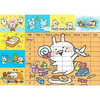 combo 2 thời Khoá Biểu usayuuun TKB59 A5