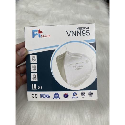 ✅ Khẩu Trang 3D PT Mask VNN95 (Không Van) -VT0694 - [Y Tế Vạn Thành]