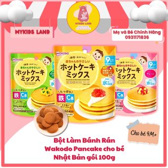 Bột Làm Bánh Rán Wakodo Pancake cho bé Nhật Bản gói 100g