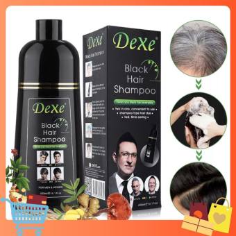 Dầu gội nhuộm tóc thảo dược DEXE 400ML màu nâu, đen