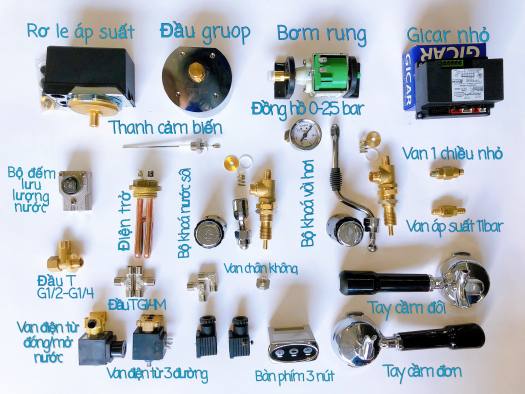Bơm Rung Máy Pha Cà Phê - Nhập Khẩu Trực Tiếp Từ Ý 100%