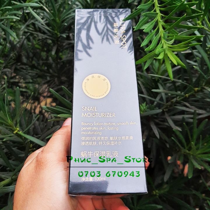 Sữa dưỡng ẩm trắng da tinh chất ốc sên Snail Moisturizer Ultraspot Hong Kong