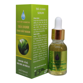 serum nám đồi mồi ngừa nhăn làm trắng da trà xanh tinh chất serum nhật việt cosmetics 15ml