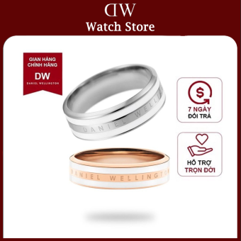 Nhẫn Daniel Welington Classic Emalie Ring Satin White DW Ring Chính Hãng - Daniel Store .