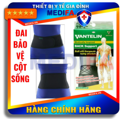 Đai Bảo Vệ Cột Sống Thắt Lưng Vantelin - Thiết Kế Của Nhà Vật Lý Trị Liệu - Đai Hỗ Trợ Khớp Số 1 Nhật Bản - Chính Hãng