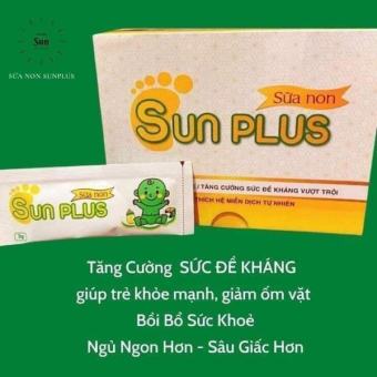 SỮA NON SUN PLUS Giúp con ngủ ngon, sâu giấc, phát triển trí não hộp 30 gói - SỮA NON SUN PLUS Giúp con ngủ ngon, sâu giấc, phát triển trí não hộp 30 gói