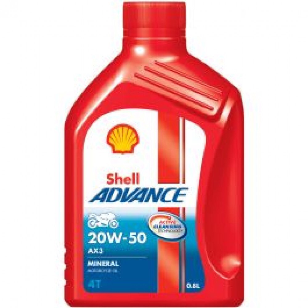 Nhớt xe số shell advance ax3 20w50 800ml