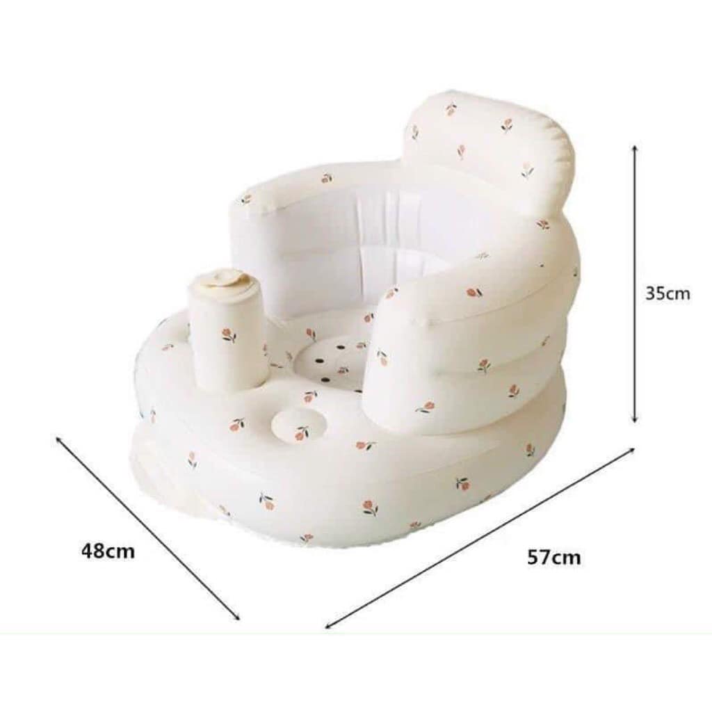 Ghế hơi tập ngồi cao cấp Playing họa tiết Gấu / Tulip / Oliu nội địa Trung