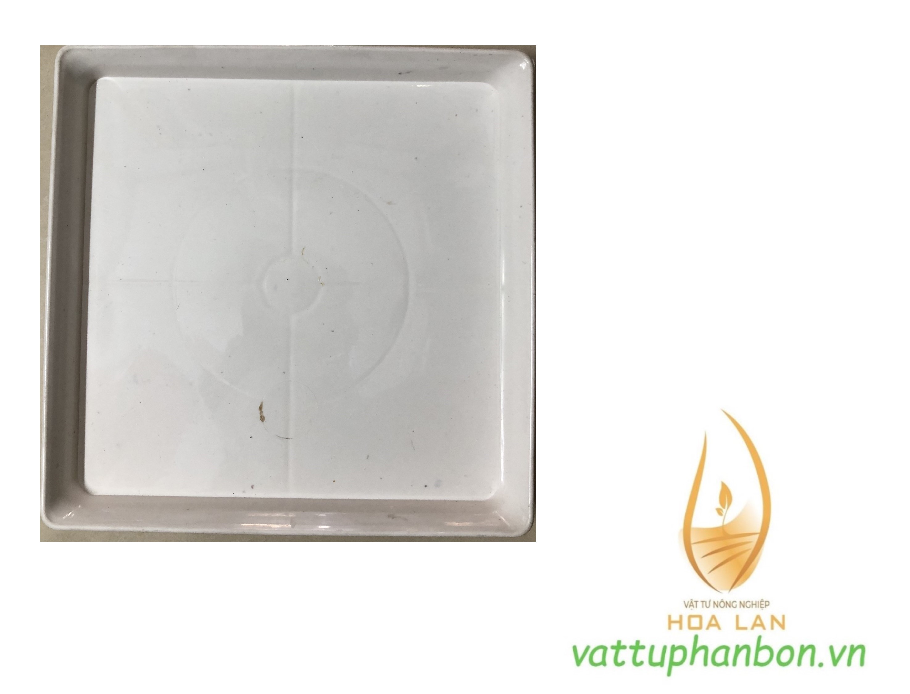 Đĩa lót chậu vuông 20cm - #064c#