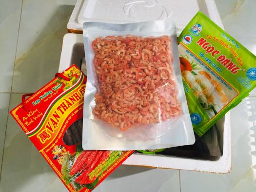 Tôm khô tép bạc đất Vinh Kim Loại II (500gr)