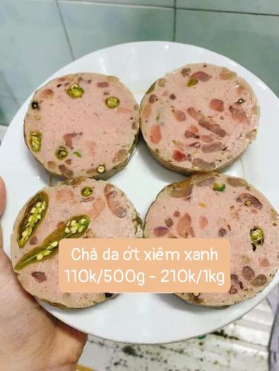 CHẢ HEO ỚT XIÊM XANH 500gam  - ĐẶC SẢN BÌNH ĐỊNH