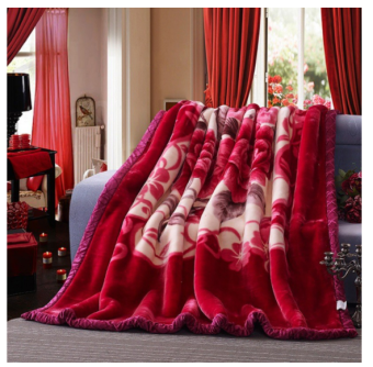 Chăn nhung lông tuyết, chăn băng lông 4kg 3 lớp hàng Thành Đạt cao cấp loại 1