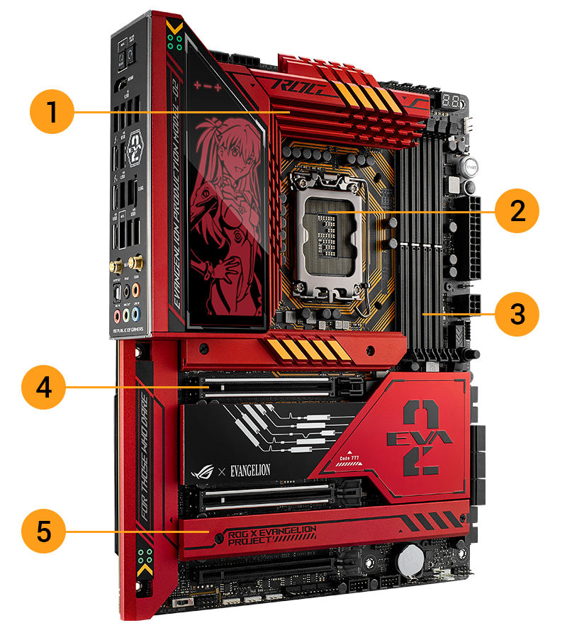 ASUS ROG Maximus Z790 Hero EVA-02 Edition Intel® Z790 LGA 1700 ATX
