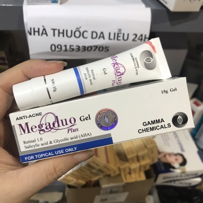 Kem giảm mụn ẩn Megaduo gel giảm thâm, dưỡng da - Megaduo AHA - Megaduo Plus 15g
