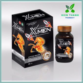 Viên uống bổ thận X - MEN GOLD, hỗ trợ bổ thận tráng dương, tăng cường sinh lí nam giới (Hộp 30 viên)