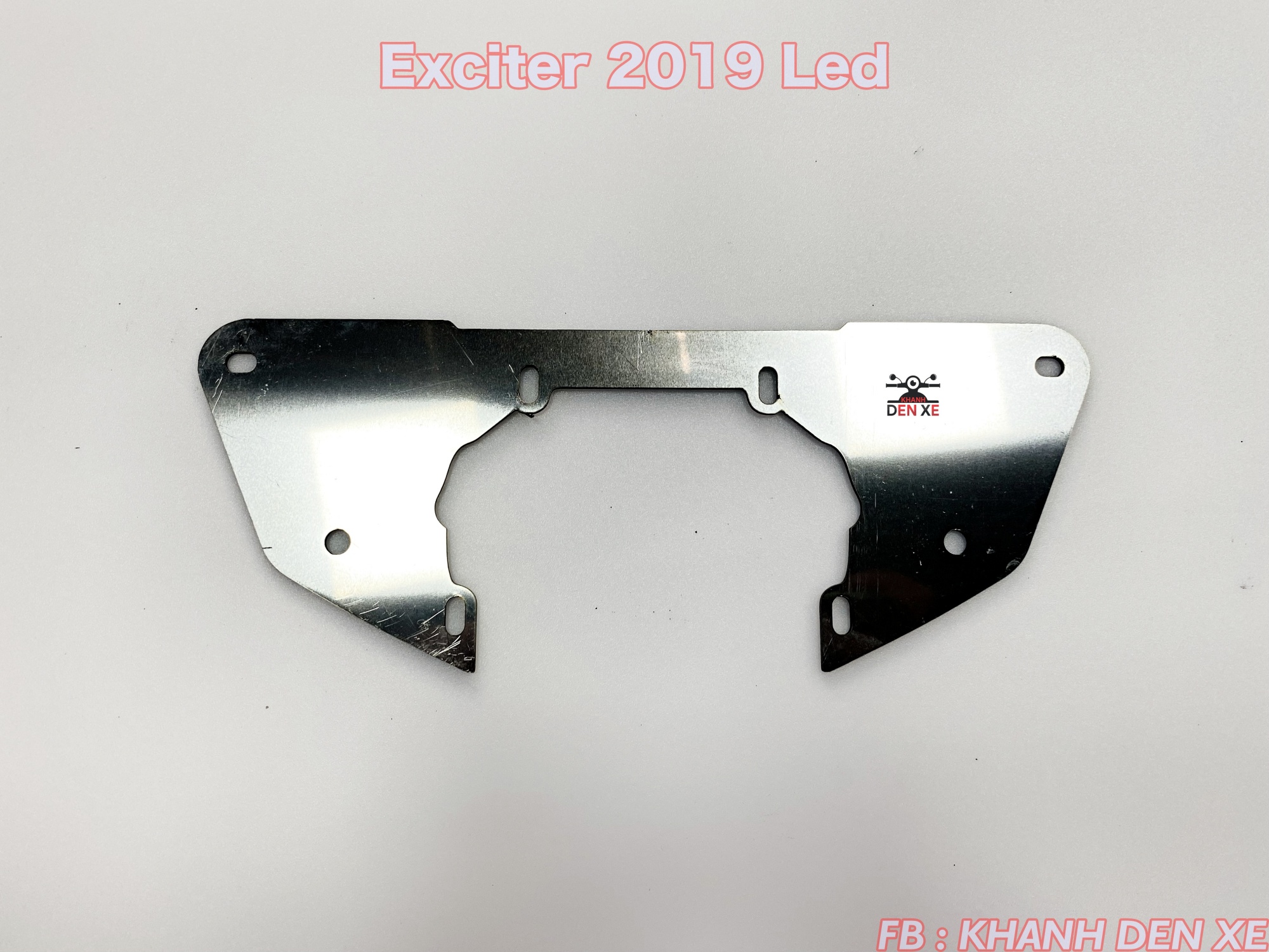 Pat inox độ bi cầu dành cho exciter 2019 đèn led