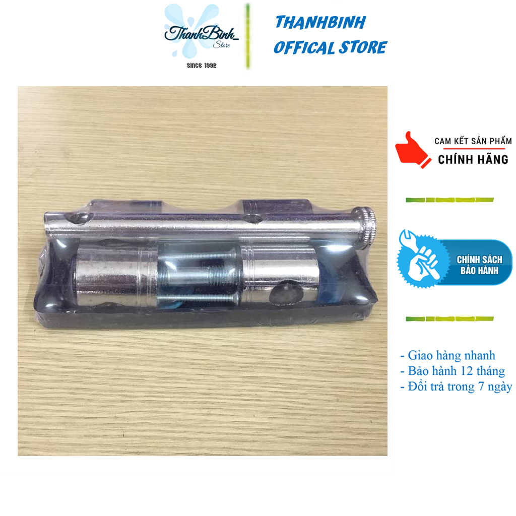 Bộ khoá cửa chốt ngang/ bộ khoá chuỳ- mạ niken