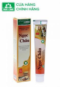 Kem đánh răng dược liệu Ngọc Châu chắc răng khỏe nướu ngừa nhiệt miệng tuýp 100g