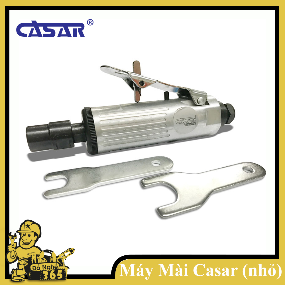 Máy mài bằng khí nén 6MM - 25.000 vòng/phút CASAR, máy chuyên dùng hơi mài dũa các chi tiết đầu kẹp 6mm cho đá cà lem