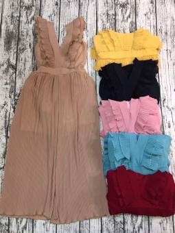 Sét Jum dập ly quần ống rộng + 2 dây chất lừ