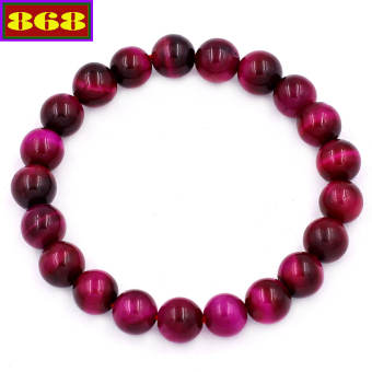 Chuỗi tay đá mắt hổ đỏ 8 ly - Vòng chuỗi đeo tay phong thủy