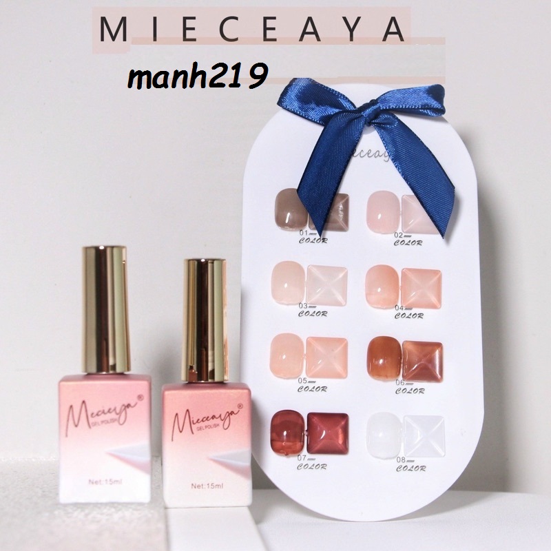 Sơn Thạch Vandonnie Mieauga Set 8 màu - sinailmi