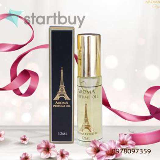 Tinh dầu nước hoa Pháp dạng lăn 12ml Aroma