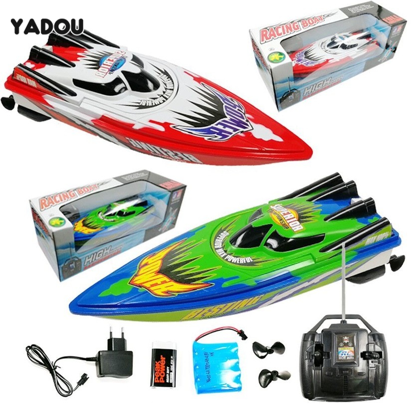 Remote control boat Water toy High speed boat Dual motors Without charging Remote control toy boat ราคา 399 บาท*ส่งฟรี