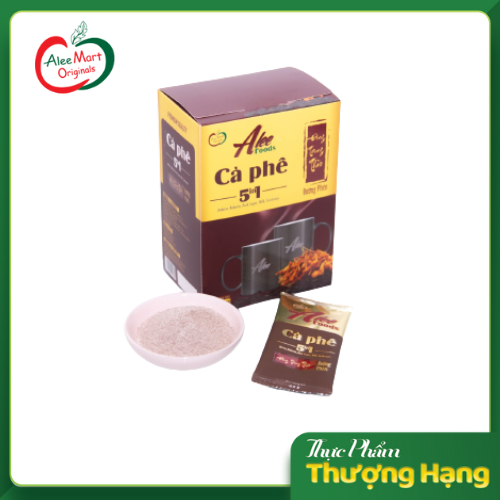 Cà phê 5in1 đường phèn đông trùng hạ thảo