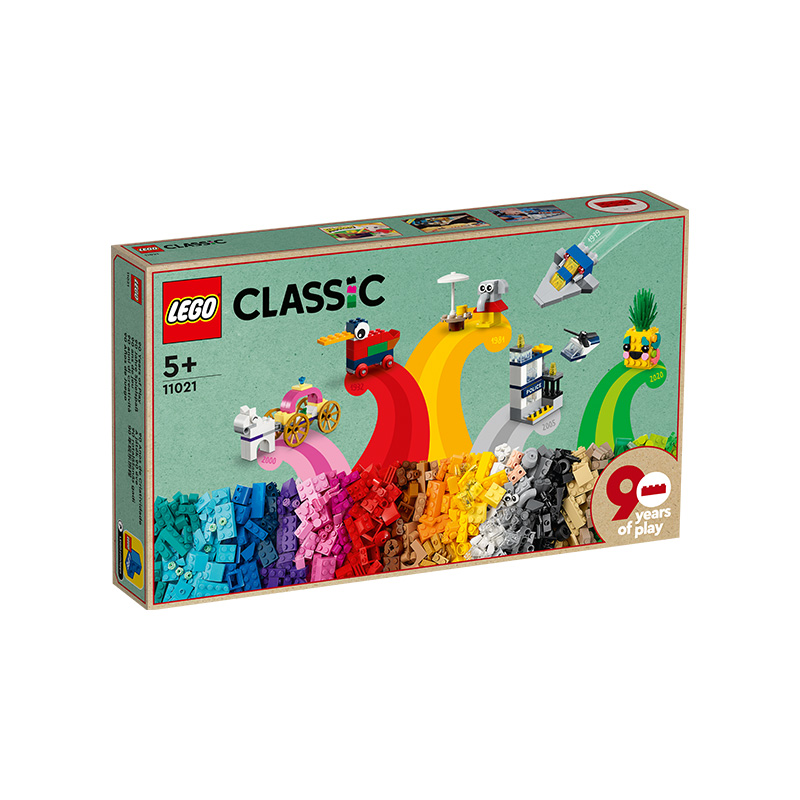 MYKINGDOM - Đồ Chơi LEGO Hộp Gạch Classic Sáng Tạo Phiên Bản 90 Năm 11021 (1100 chi tiết)