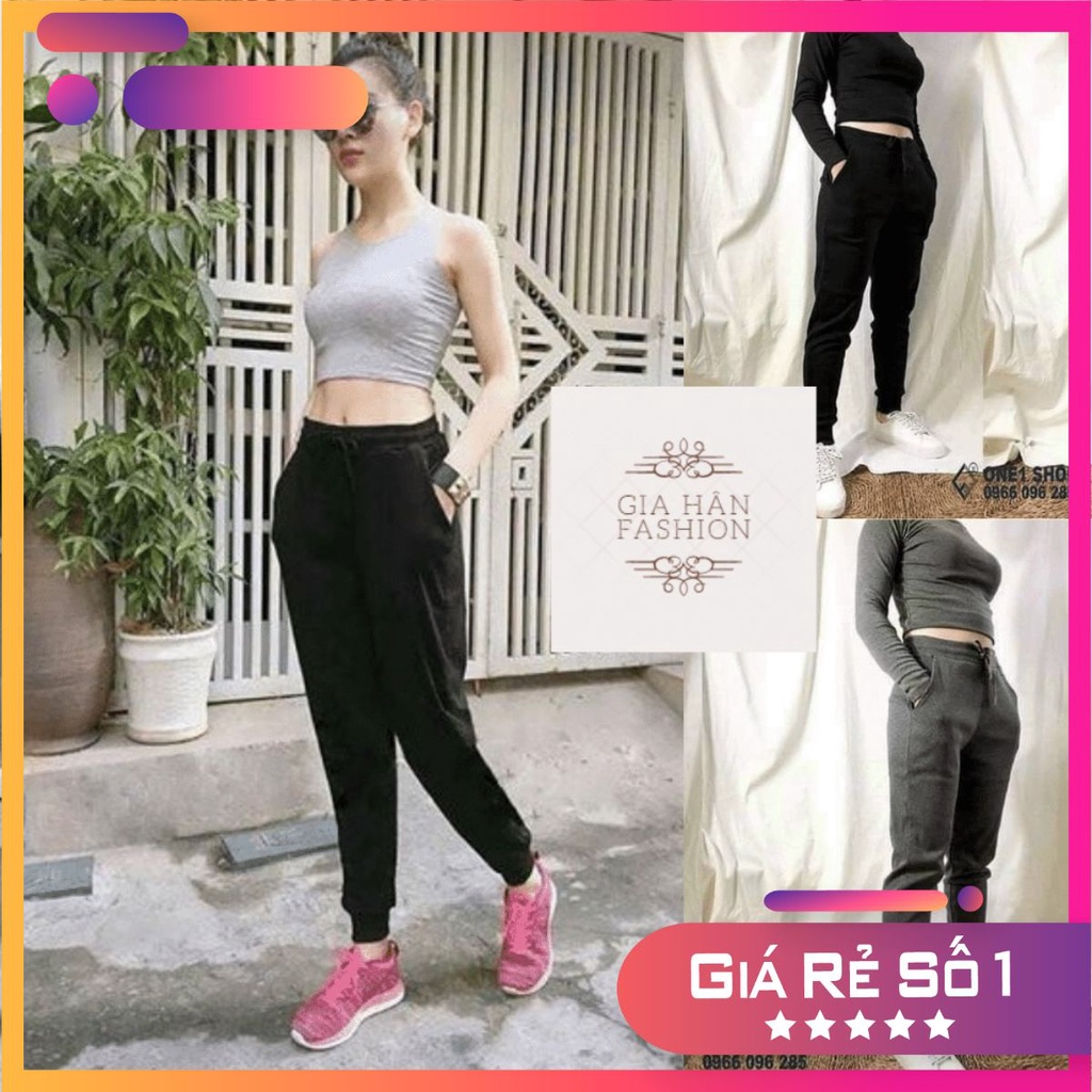 Quần jogger len tăm bo ống - bigsize 75kg