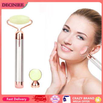 Điện Rung Tự Nhiên Thạch Anh Hồng Ngọc Con Lăn Nâng Thực Chính Hãng Đá Màu Xanh Ngọc Bích Con Lăn Trên Khuôn Mặt Vẻ Đẹp Massage Công Cụ