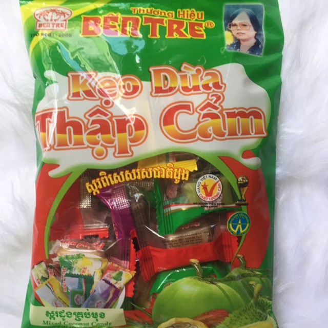 Thanh hóa - kẹo dừa dẻo thập cẩm bến tre 200g