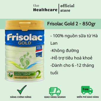 Sữa bột Frisolac Gold 2 lon 850gr