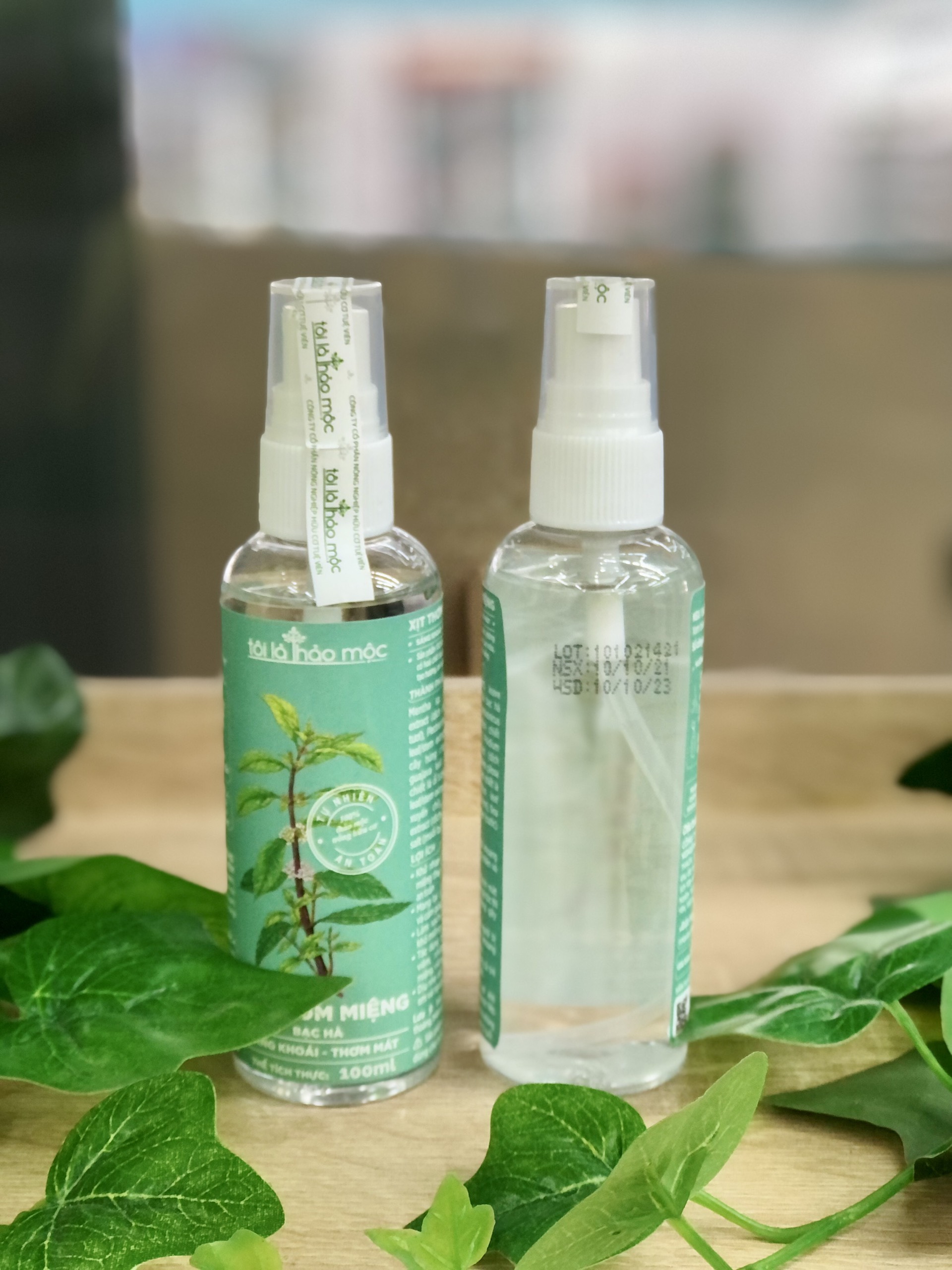 Xịt thơm miệng bạc hà - chai 100ml