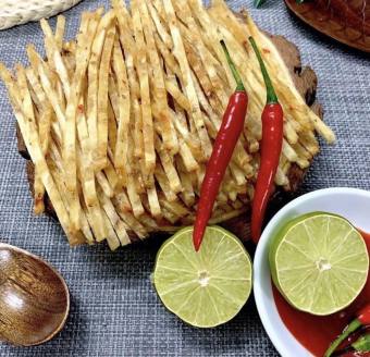 ,[Freeship KHÔ CÁ THIỀU SỢI, KHÔ CÁ THIỀU QUE THƠM NGON HỦ PET 180G