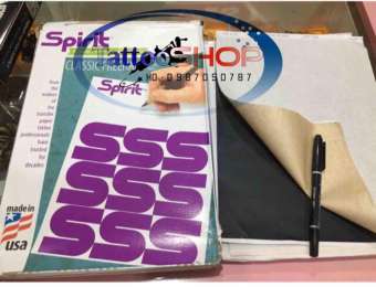 Giấy scan hình xăm tattoo, giấy than tattoo ( sét 10 tờ/3 lớp 1 tờ USA )