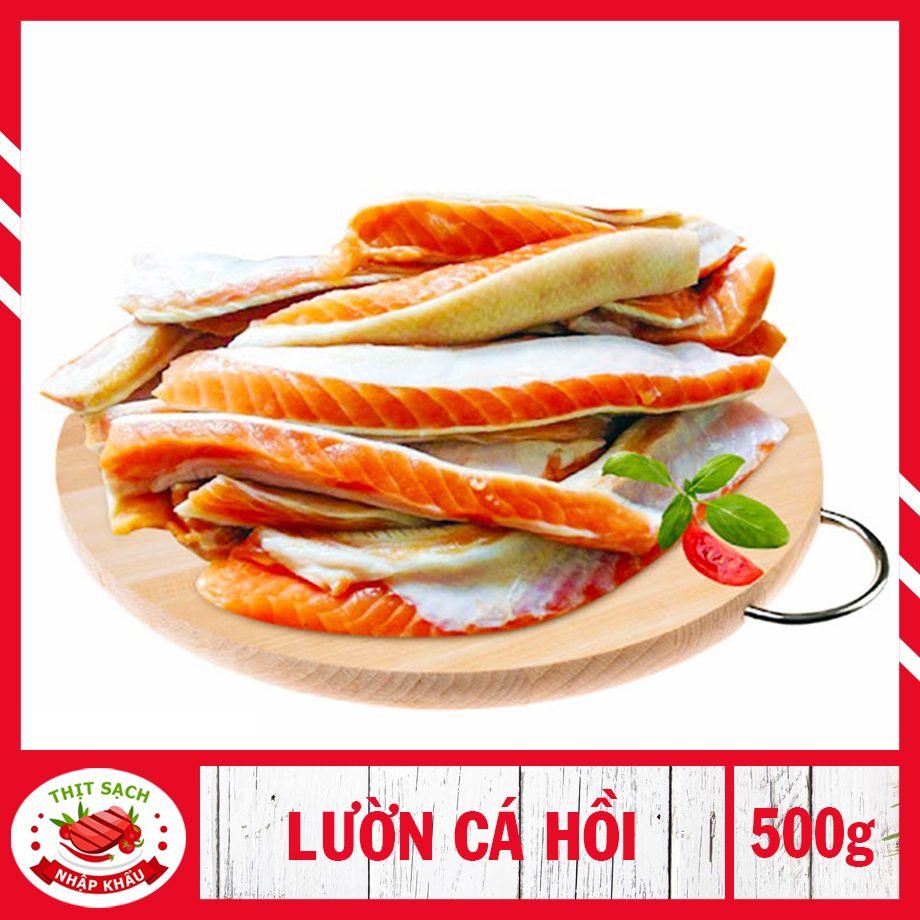 [ HỎA TỐC -HCM ]  Lườn cá hồi đóng khay 500gram