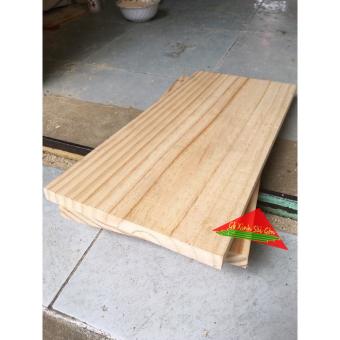Tấm gỗ thông mặt rộng 20cm dài 40cm dày 2cm bào láng 4 mặt làm kệ treo làm bàn ghế cafe...