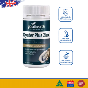 Goodhealth Oyster Plus Zinc viên tinh chất hàu Úc