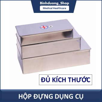 Hộp chữ inox 304 nhật đựng dụng cụ sơ cứu y tế đủ size