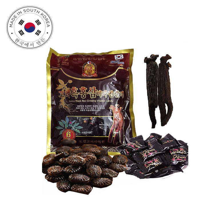 Kẹo sâm đen korea black ginseng 300g - kẹo hắc sâm samsung hàn quốc 300g