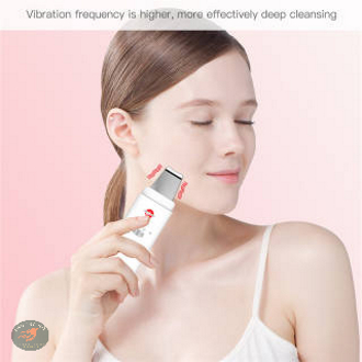Máy chà da siêu âm ckeyin mr508, máy làm sạch lỗ chân lông, làm sạch sâu cho mặt, nâng dưỡng ẩm, loại bỏ mụn đầu đen, mụn đầu trắng, có thể sạc lại