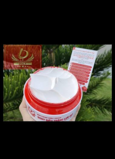 Kem Body Siêu Trắng Lựu Đỏ DULY 250g Phiên Bản Cao Cấp Siêu Trắng Mịn Da